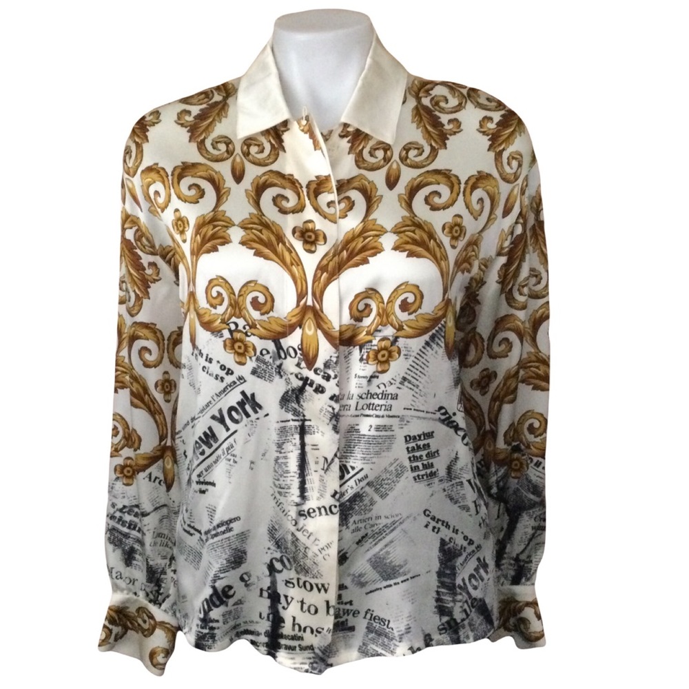 HOST PICK Vintage Escada by Margaretha Ley Silk Top - Picture 2 of 9